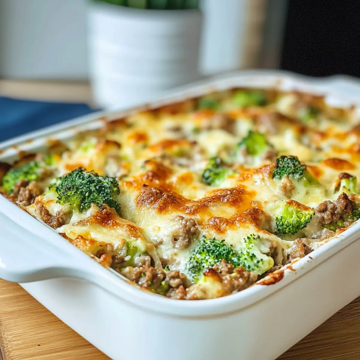 Low Carb Brokkoli Hackfleisch Auflauf Leckeres Rezept map67s