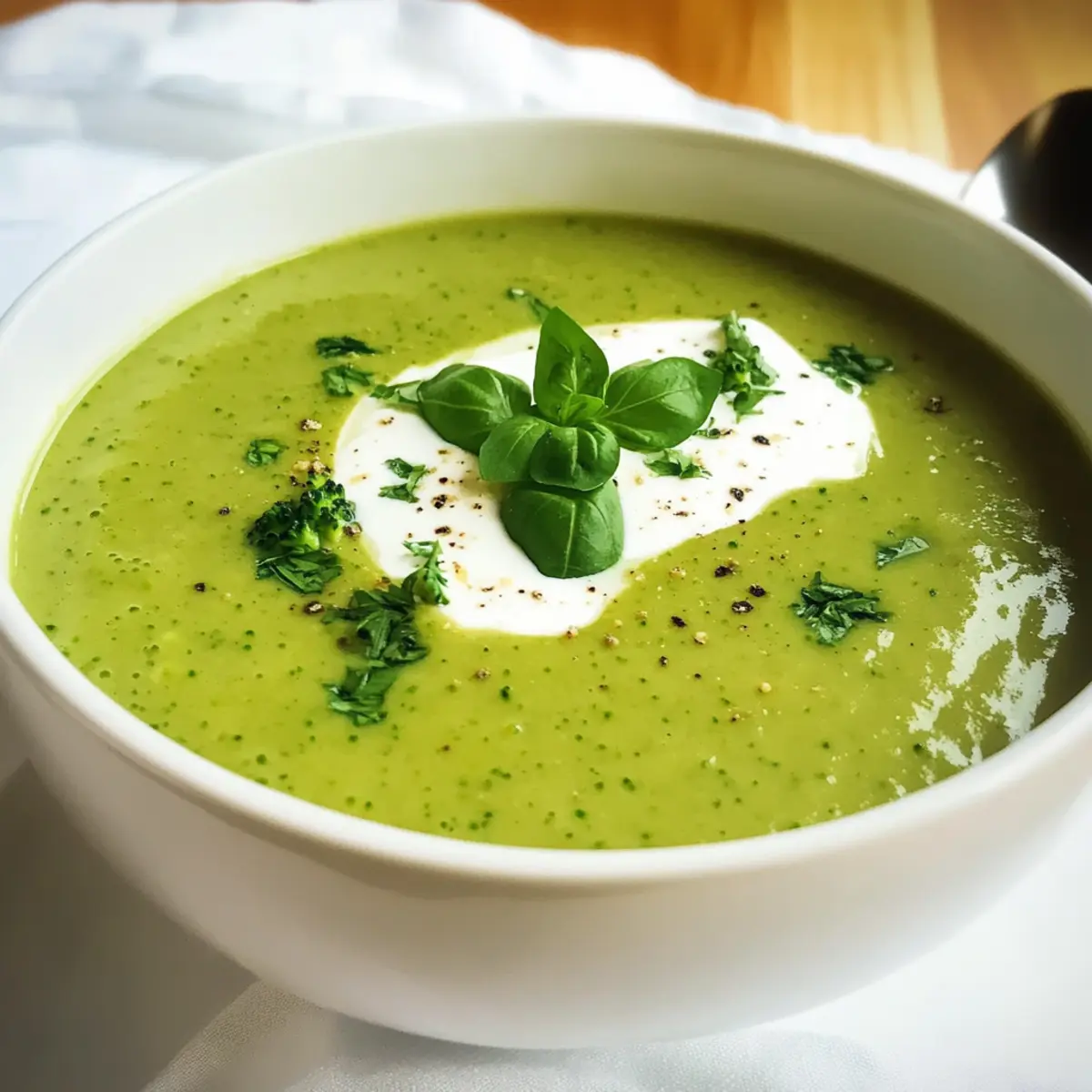 Niedrig Kohlenhydrat Brokkolisuppe