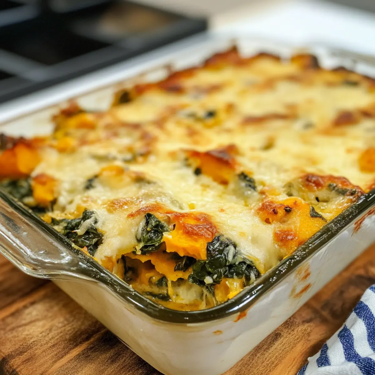 Low Carb KA¼rbis Spinat Auflauf zqp1t2