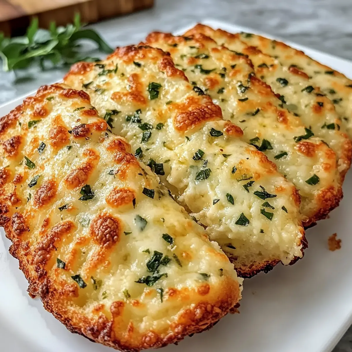 Low Carb Knoblauchbrot – Üppig und Käsefrei! 2 Low Carb Knoblauchbrot Keto KA¤se Knoblauch Brot lqowzc