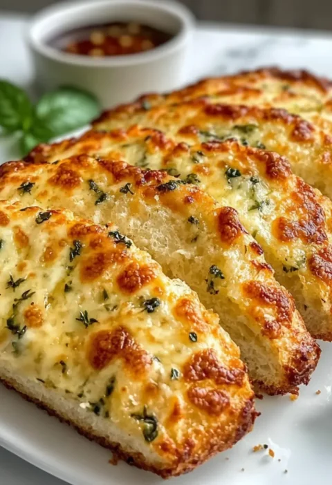 Low Carb Knoblauchbrot – Keto Käse-Knoblauch-Brot