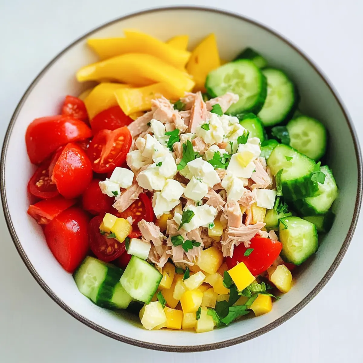 Low Carb Thunfischsalat Rezept für gesundes Abnehmen 5 Low Carb Thunfischsalat Rezept – Gesunder Salat zum Abnehmen