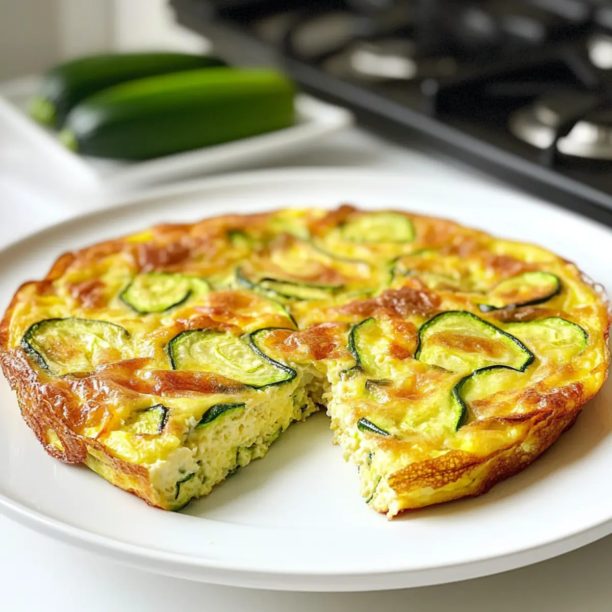 Low Carb Zucchini Frittata mit Parmesan – Leckeres Rezept für den Ofen