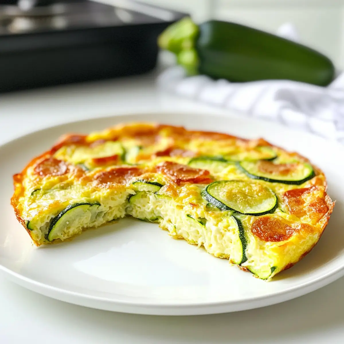 Low Carb Zucchini Frittata mit Parmesan Leckeres Rezept fA¼r den Ofen rwv4iy
