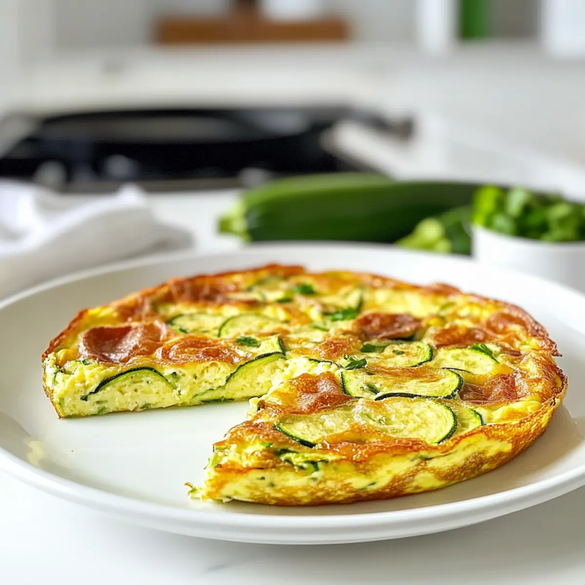 Low Carb Zucchini Frittata mit Parmesan Leckeres Rezept fA¼r den Ofen zoi9nm