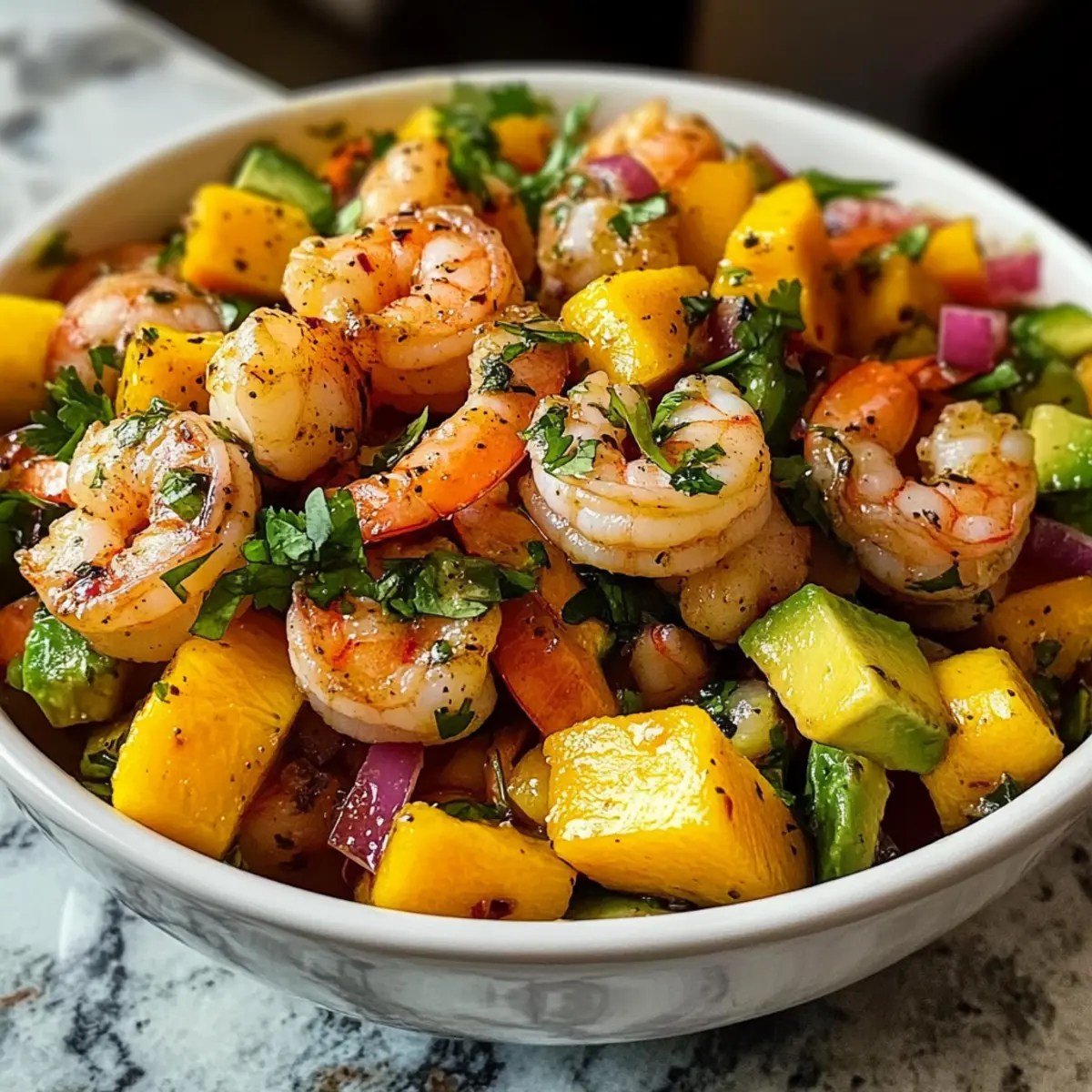 Mango Avocado Garnelensalat v0fb9r