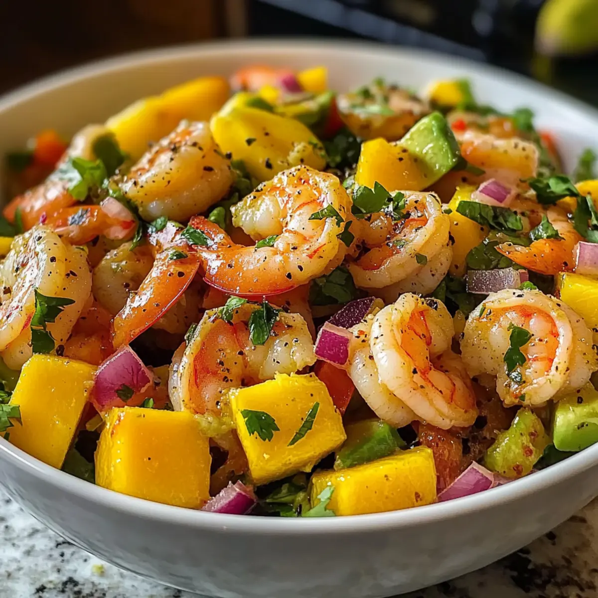 Mango Avocado Garnelensalat w94h0s