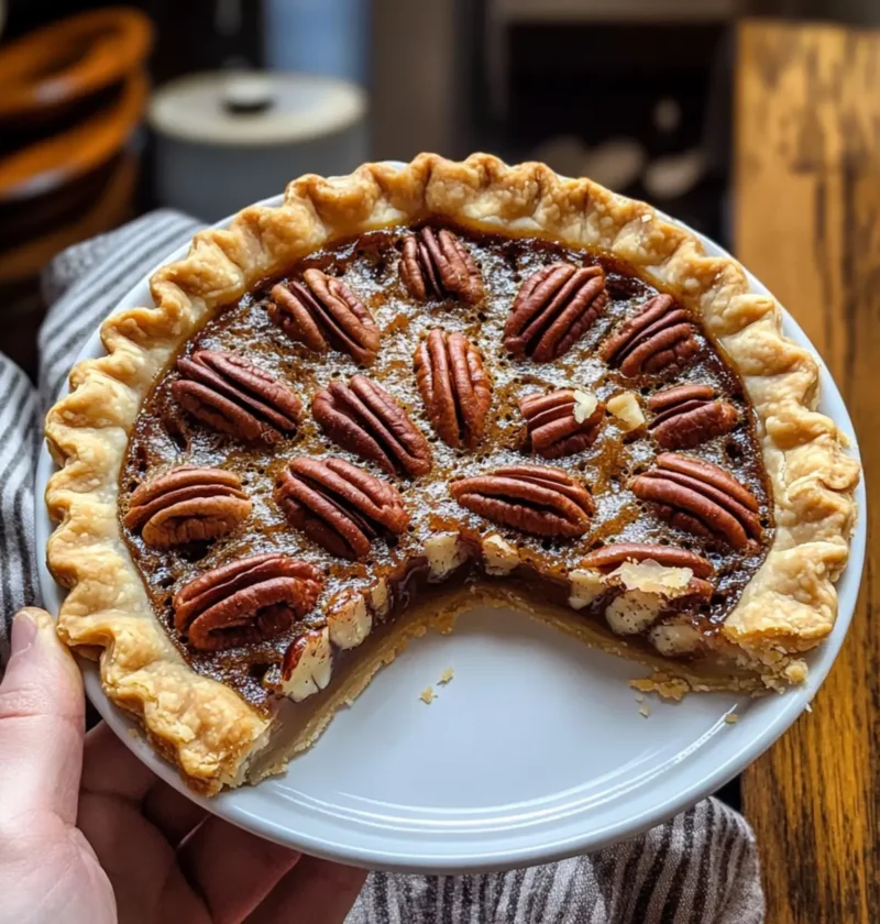 Ahorn-Bourbon-Pekannusskuchen (ohne Maissirup)