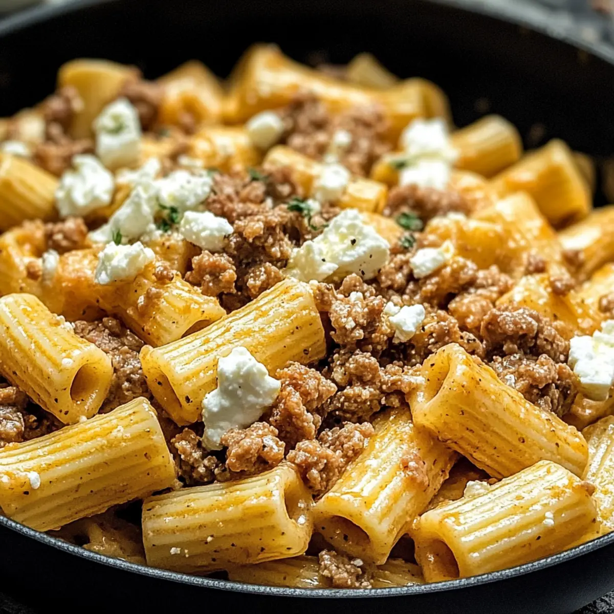 Nudel-Hackfleisch-Pfanne mit Feta für die ganze Familie 3 Nudel Hackfleisch Pfanne mit Feta b9nfjc