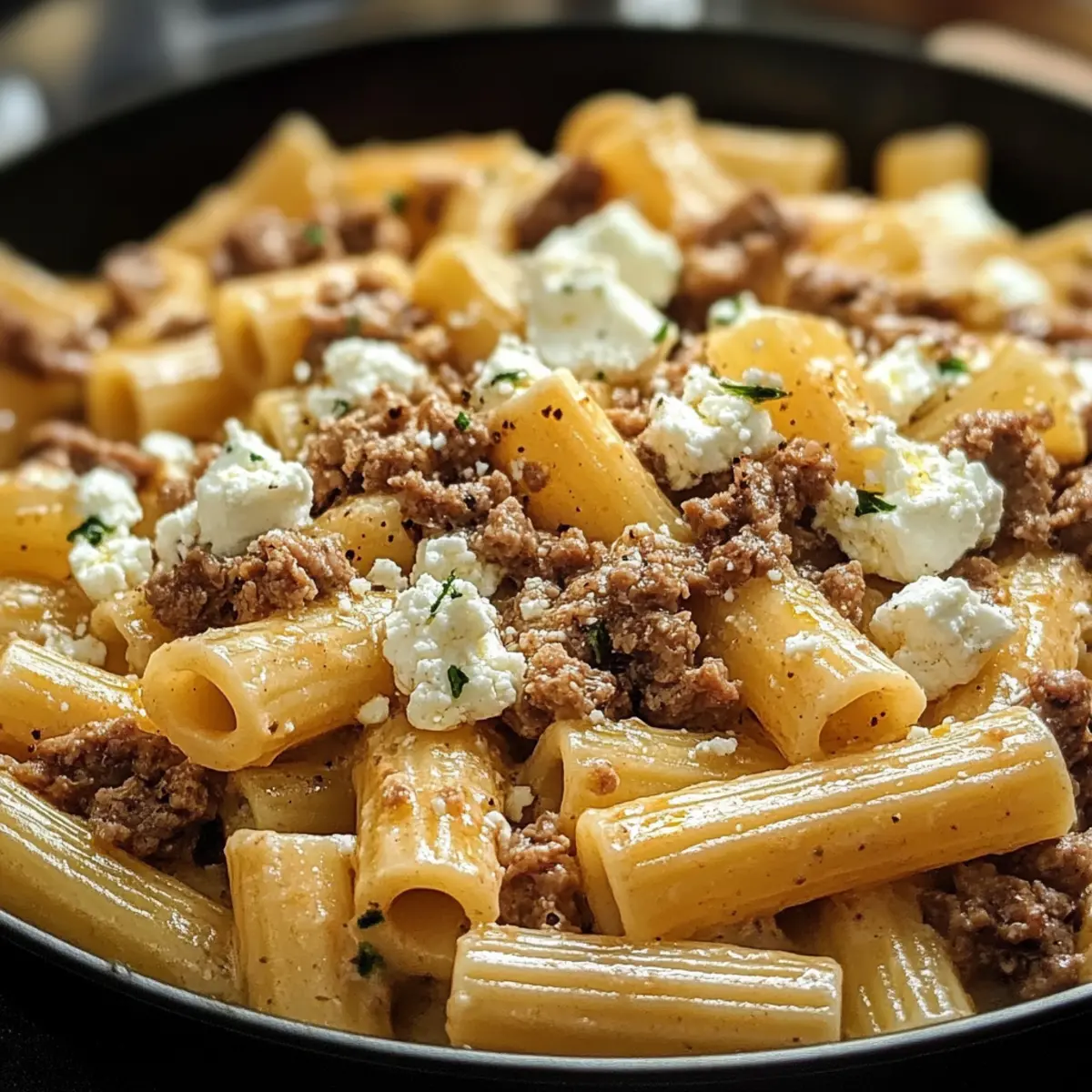 Nudel-Hackfleisch-Pfanne mit Feta für die ganze Familie 5 Nudel-Hackfleisch-Pfanne mit Feta