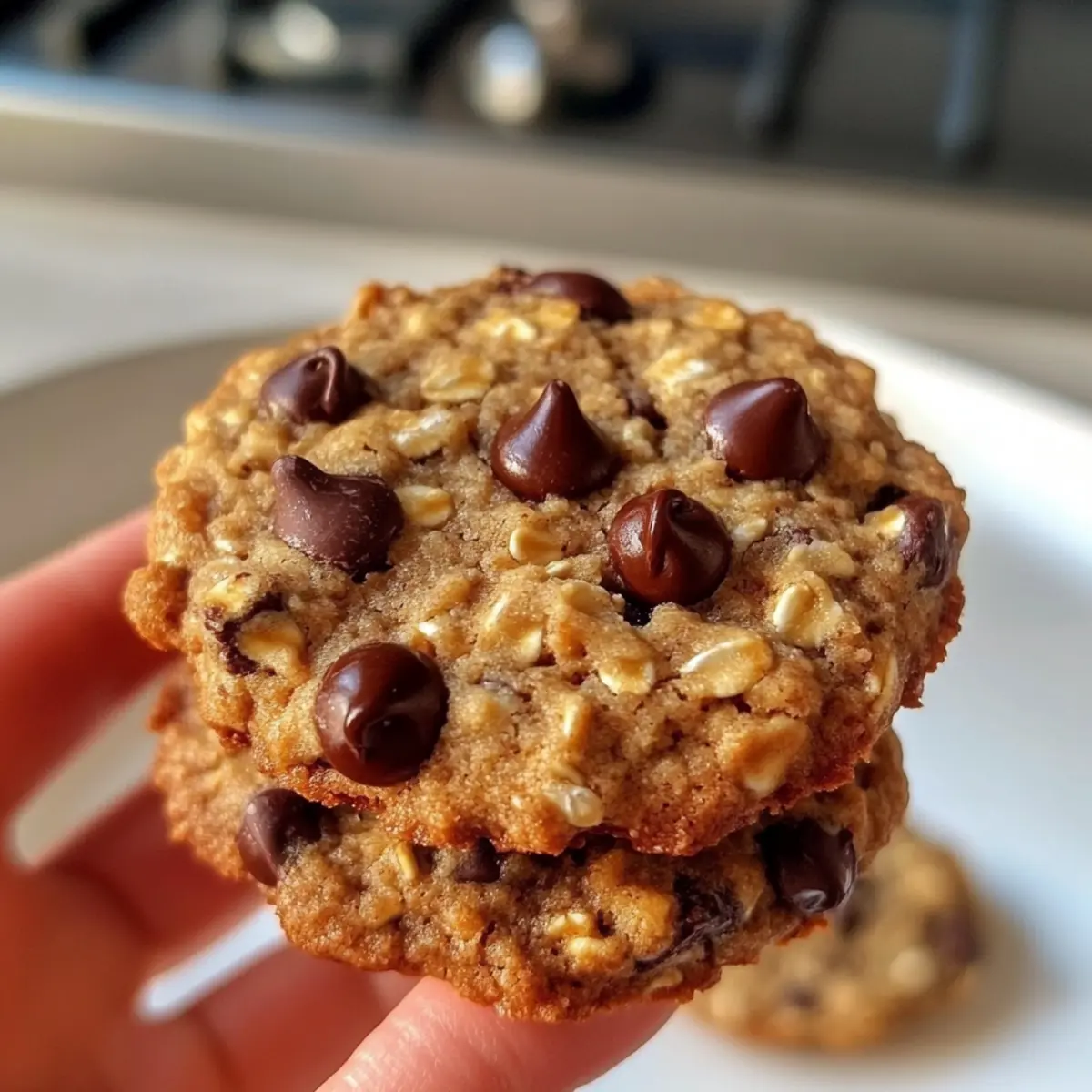 Hafer-Schokoladenkekse gesund und einfach backen 2 Oat Chocolate Cookies wnebqs