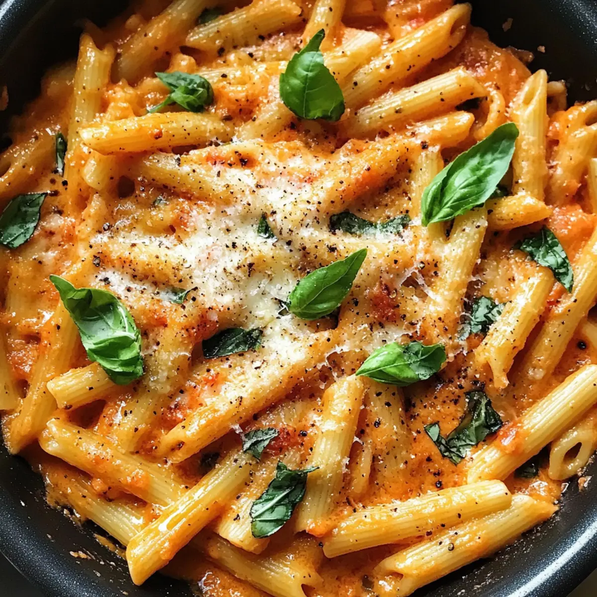 Ein-Pfannen-Cremige-Tomaten-Pasta für Eilige 5 Ein-Pfannen-Cremige-Tomaten-Pasta