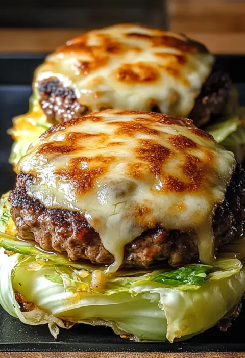 Backofen-gebackene Kohl-Burger