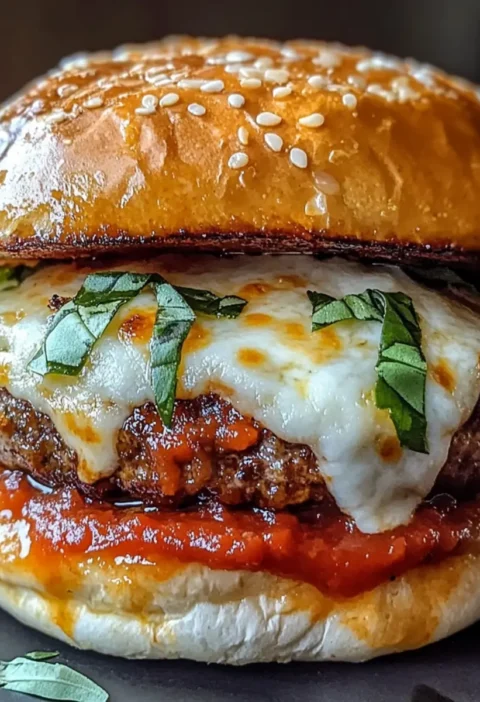 Pizzaburger Rezept Zutaten: - 500 g Rinderhackfleisch - 1 Teelöffel Salz - 1 Teelöffel Pfeffer - 1 Teelöffel Paprika - 1 Teelöffel Knoblauchpulver - 1 Teelöffel Zwiebelpulver - 4 Hamburgerbrötchen - 4 Scheiben Mozzarella - 4 Esslöffel Pizzasauce - 1 Tasse geschnittene Peperoni - Frischer Basilikum zum Garnieren Anleitung: 1. Den Grill oder die Pfanne vorheizen. 2. Das Rinderhackfleisch mit Salz, Pfeffer, Paprika, Knoblauchpulver und Zwiebelpulver vermengen. 3. Vier Patties formen und auf den Grill legen. 4. Die Patties 3-4 Minuten pro Seite grillen, bis sie gar sind. 5. Während die Patties garen, die Brötchen leicht rösten. 6. Auf jedes Patty einen Esslöffel Pizzasauce und eine Scheibe Mozzarella legen. 7. Mit Peperoni belegen und den Deckel des Brötchens darauflegen. 8. Mit frischem Basilikum garnieren und servieren.
