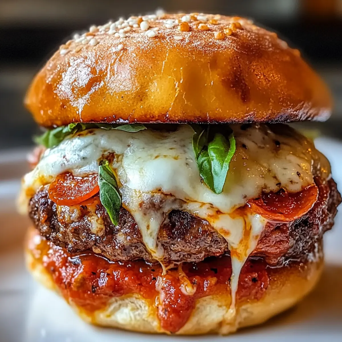 Pizzaburger Rezept: Der perfekte Genuss für Zuhause 4 Pizza Burgers Recipe wozlm5