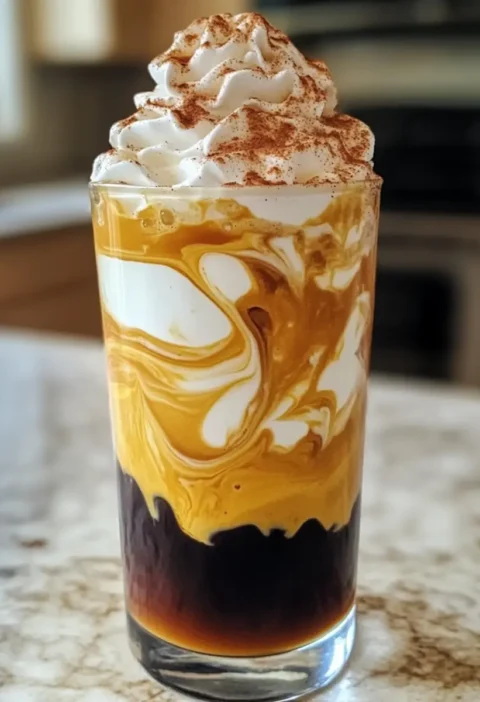 Kürbiscreme-Kaltbrau Köstliches Herbstgetränk Rezept