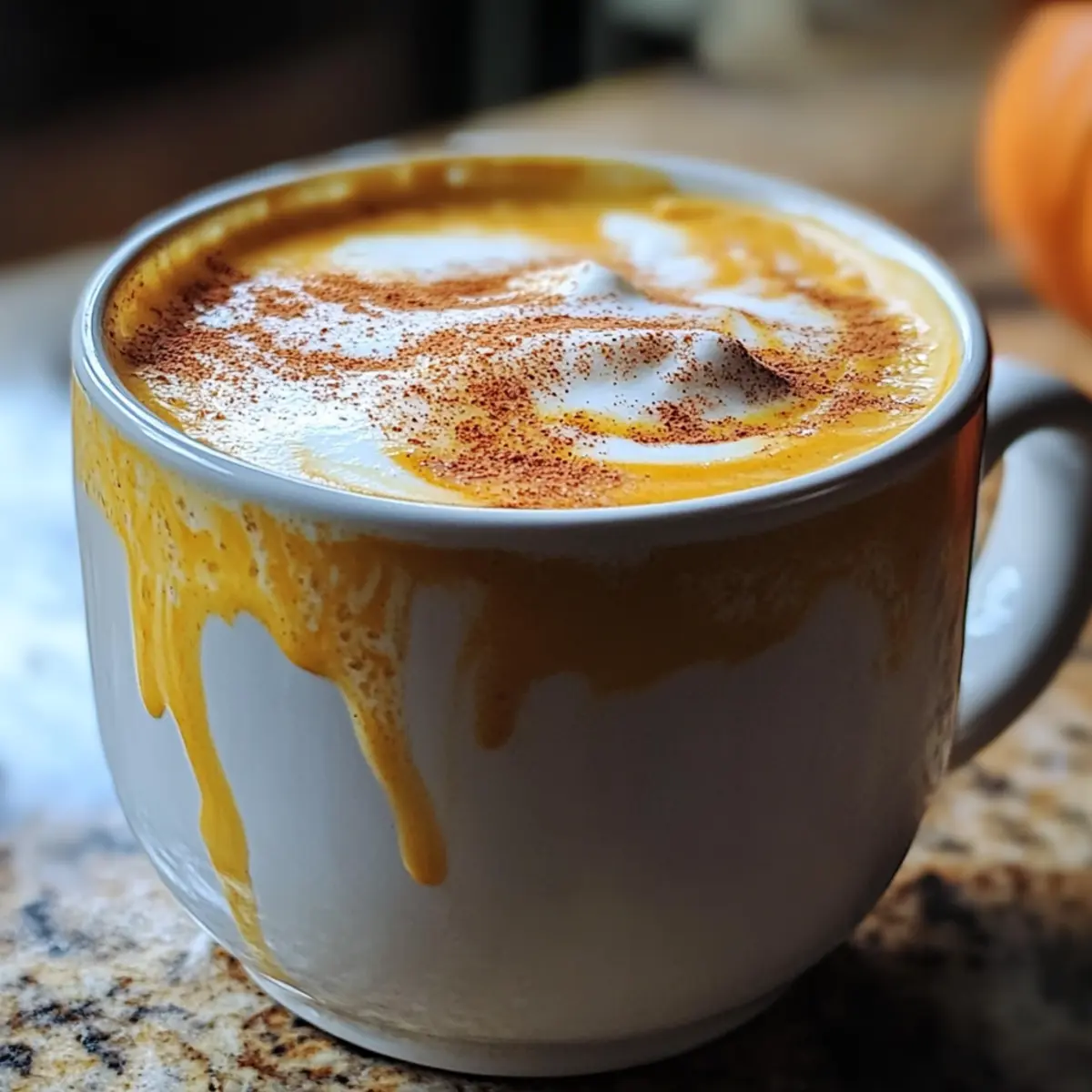 Kürbis Gewürz Chai Latte zu Hause Einfache Rezept