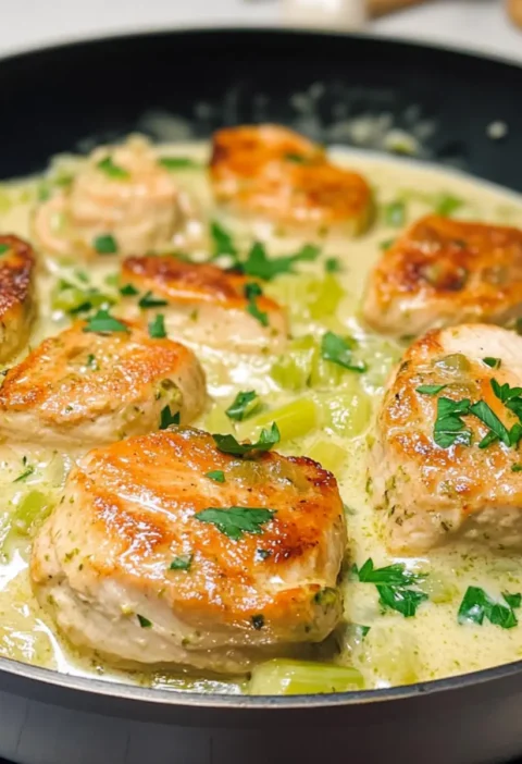 Putenmedaillons in Lauch-Sahne-Sauce – Leckeres Low Carb Gericht mit Fleisch