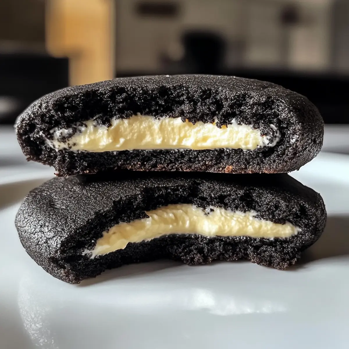 Schwarze Samt Käsekuchen Kekse für Halloween Genuss 5 Schwarze Samt Käsekuchen Kekse