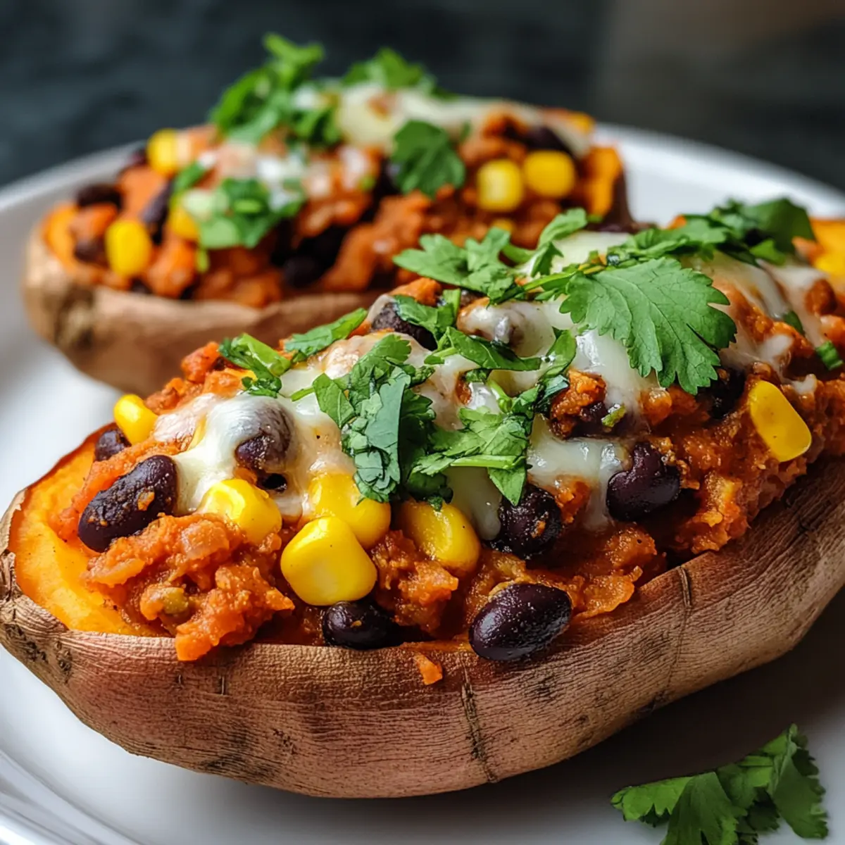 Gefüllte Süßkartoffeln mit Chili Rezept leicht gemacht 5 Gefüllte Süßkartoffeln mit Chili Rezept