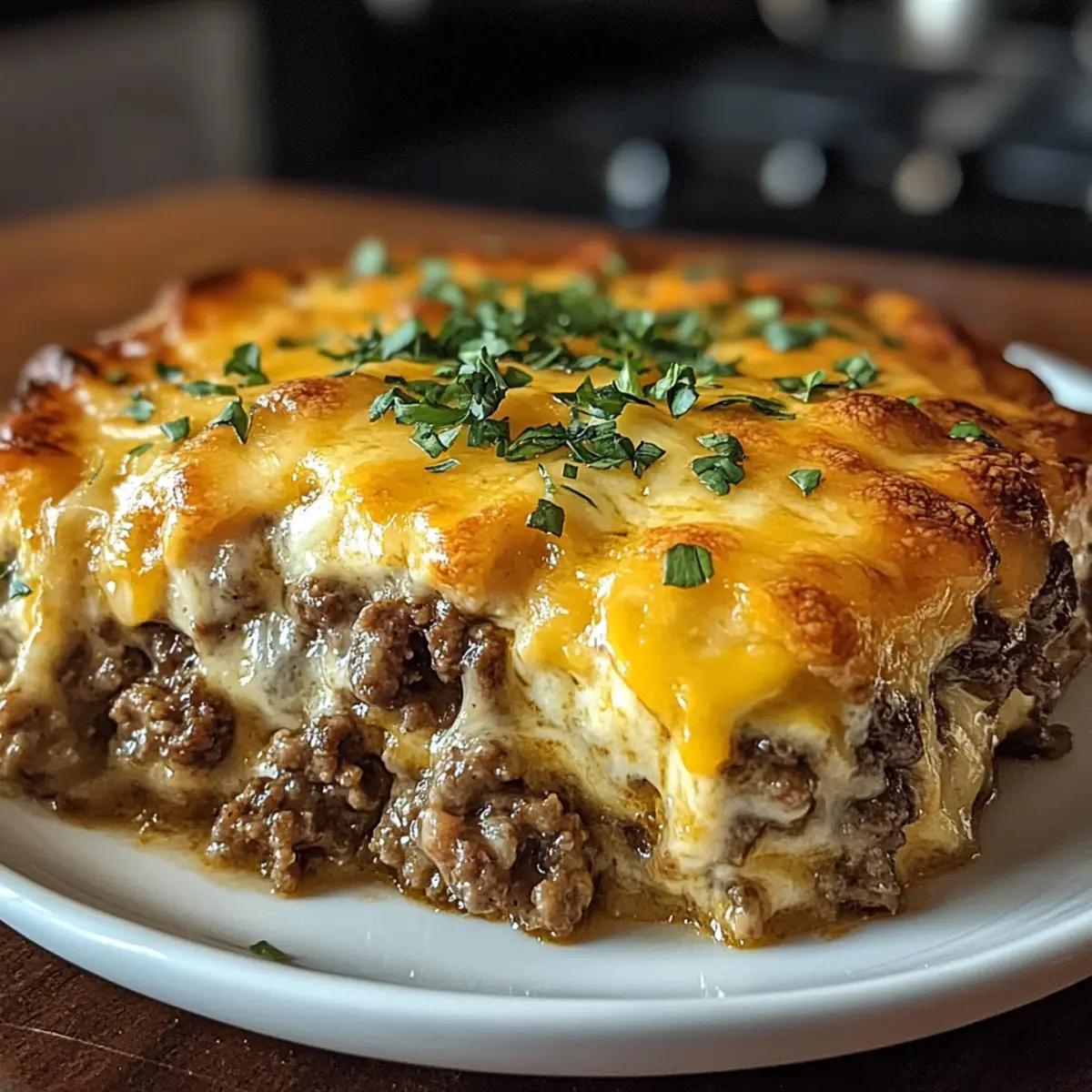 Super einfacher Keto Cheeseburger Auflauf für eilige Köche 5 Super einfacher Keto Cheeseburger Auflauf