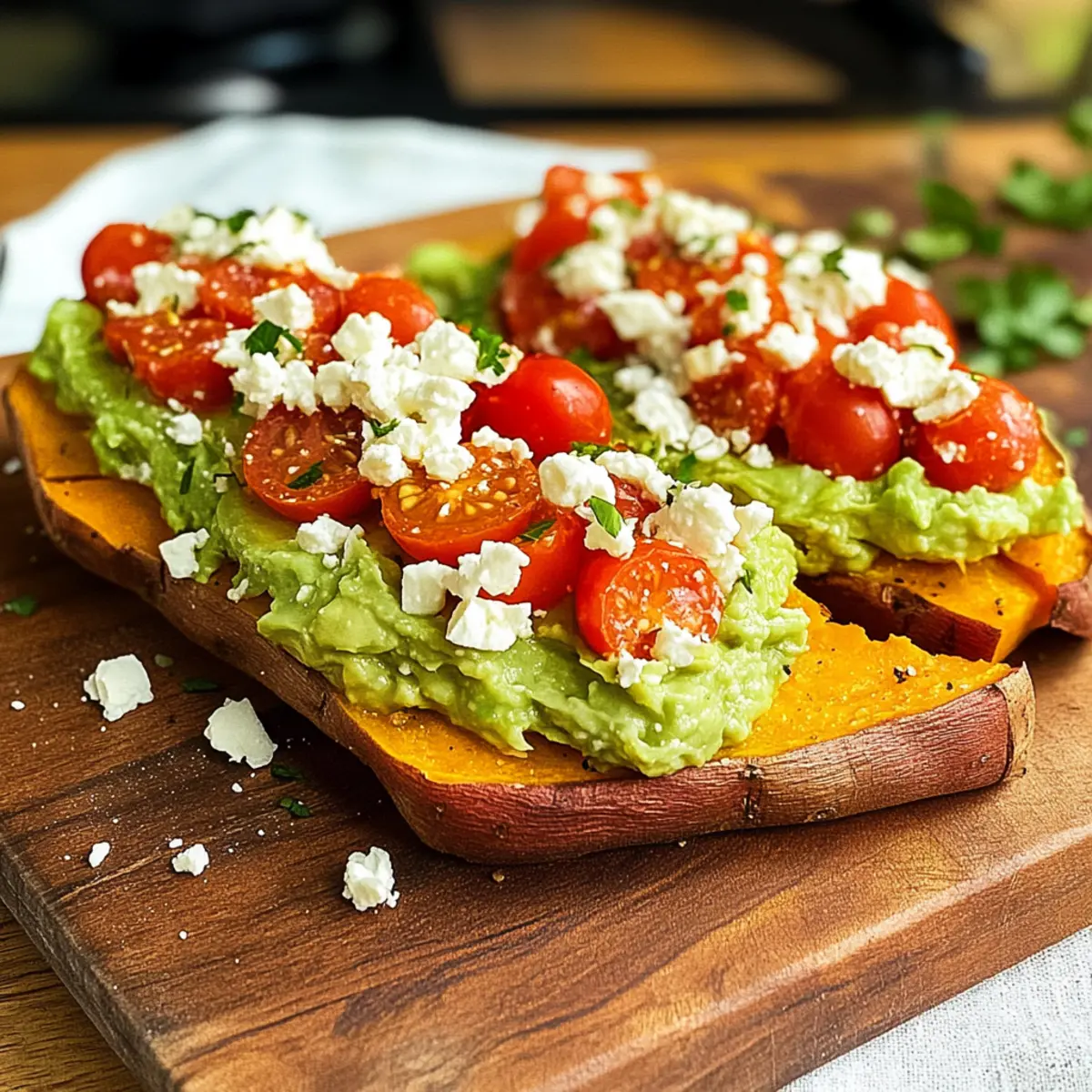 Süßkartoffel-Sandwich mit Avocado und Feta 5 Süßkartoffel-Sandwich
