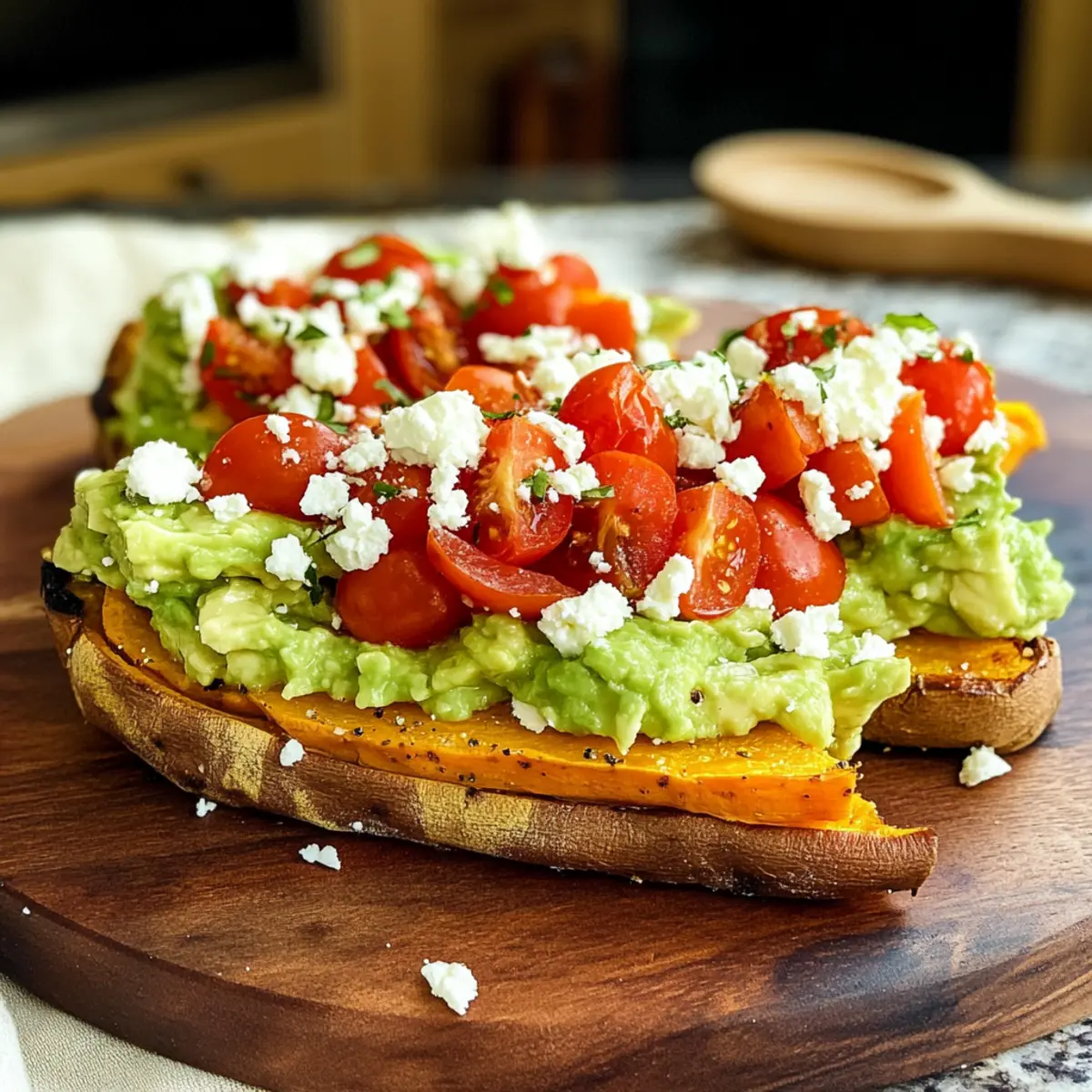 Süßkartoffel-Sandwich mit Avocado und Feta 4 Sweet Potato Sandwich jaikzv
