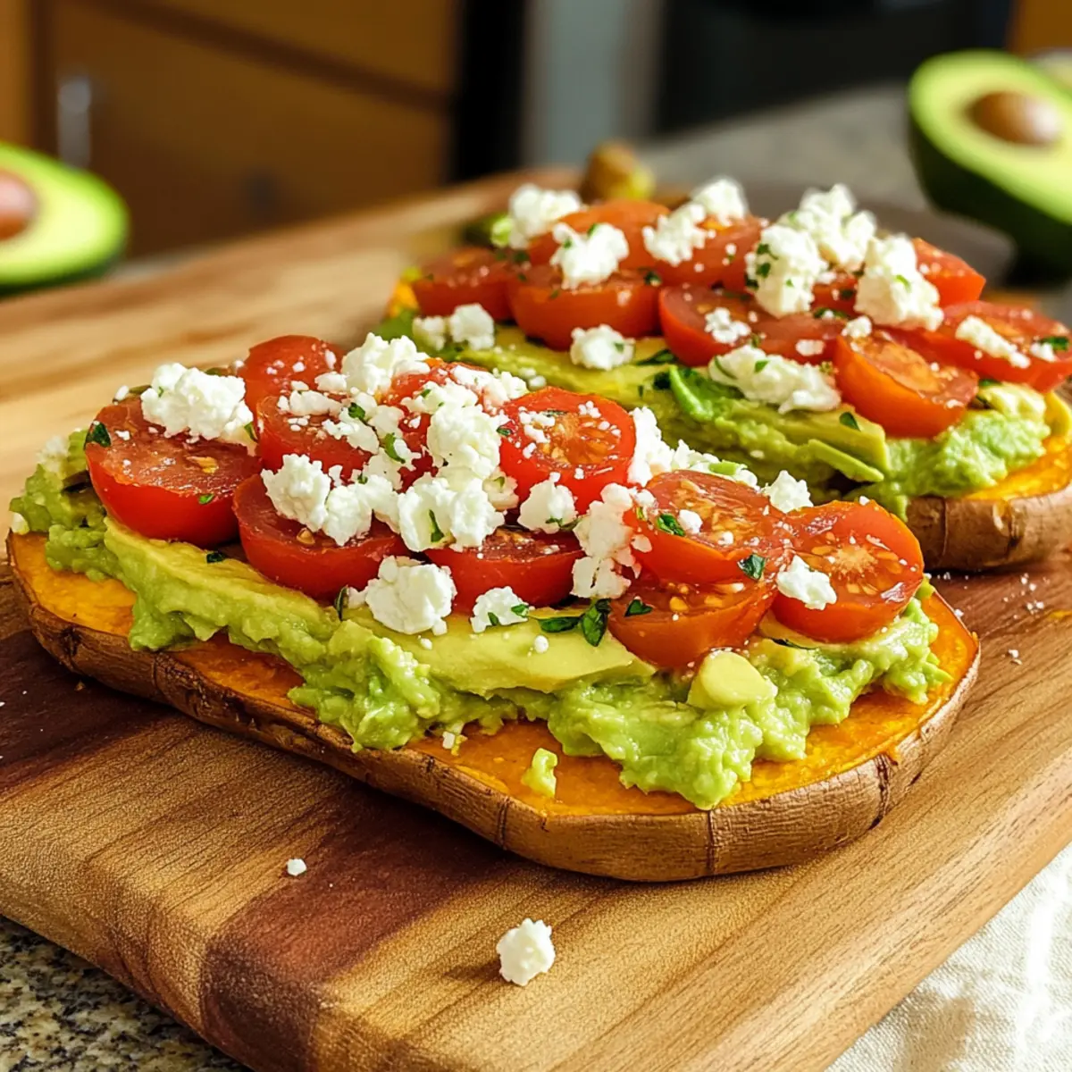 Süßkartoffel-Sandwich mit Avocado und Feta 3 Sweet Potato Sandwich tcckwp