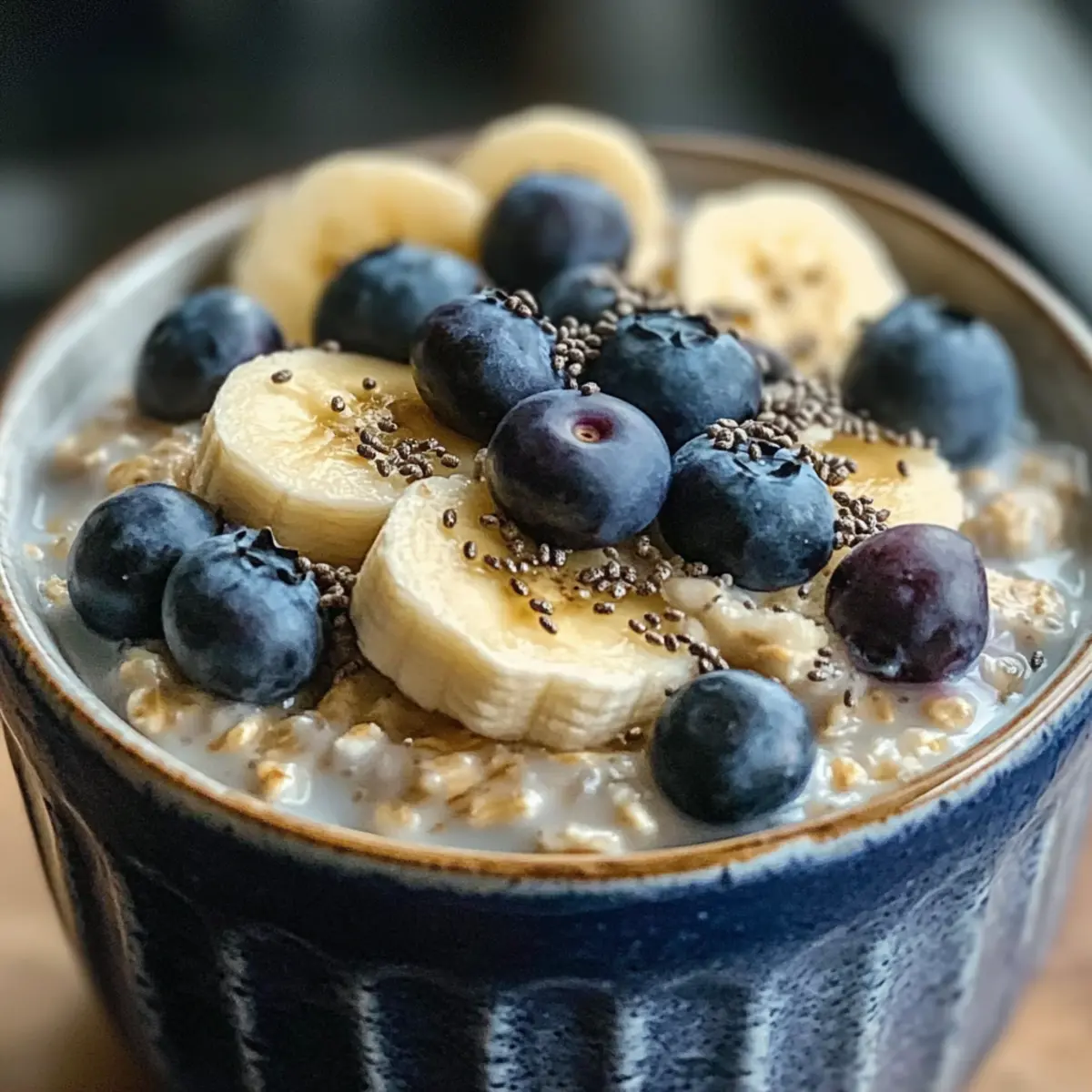 Vegane Blaubeer Bananen Overnight Oats hbmio0