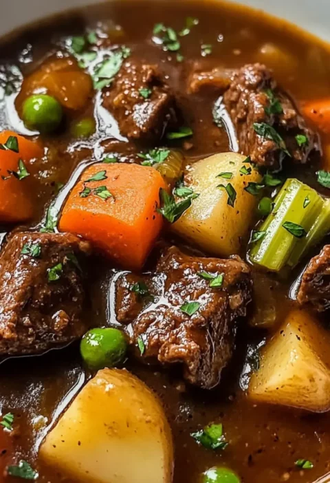 Gesunder Slow-Cooker-Rindereintopf Rezept