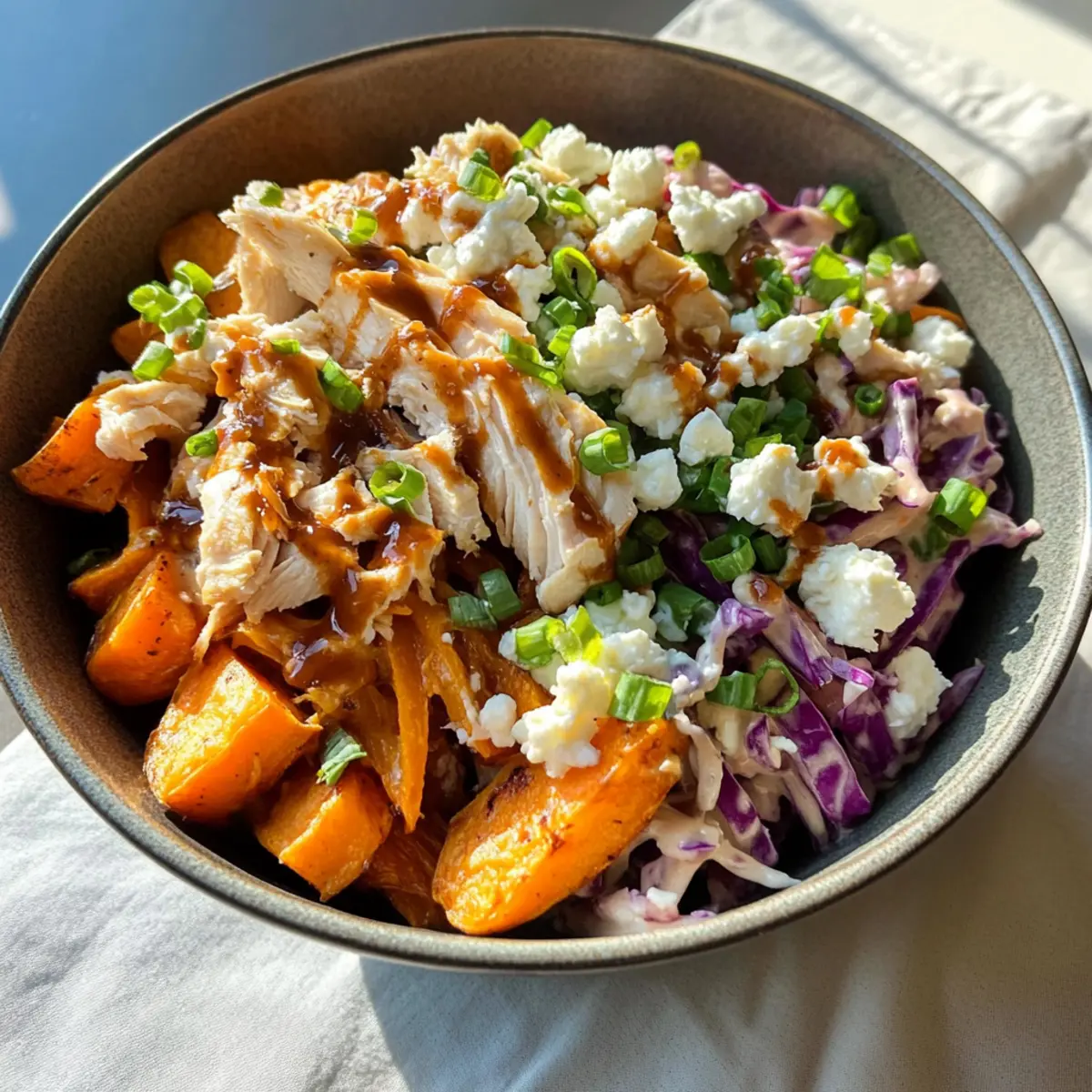 BBQ Ranch Süßkartoffel Schüssel