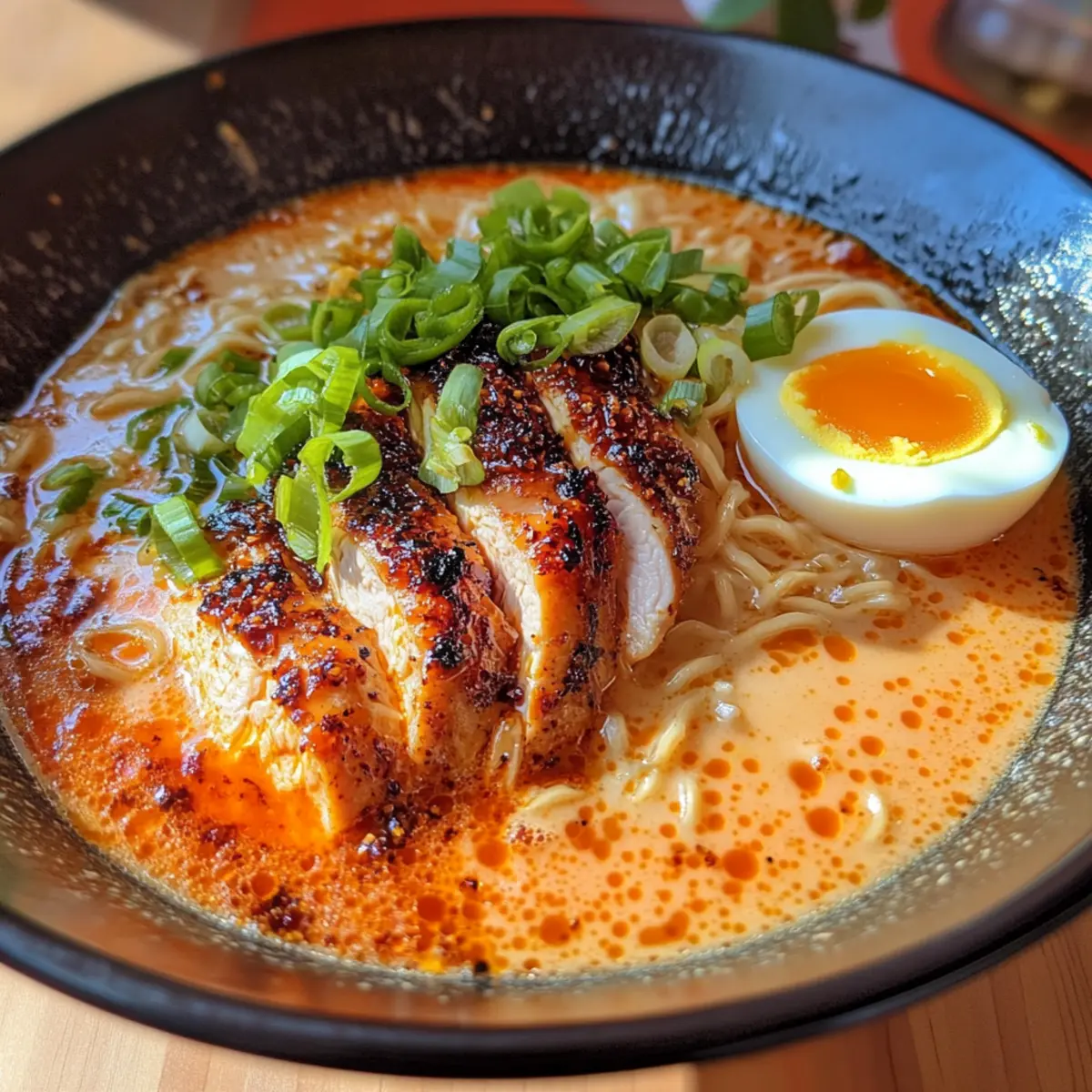 Creamy Spicy Chicken Ramen dztn0z