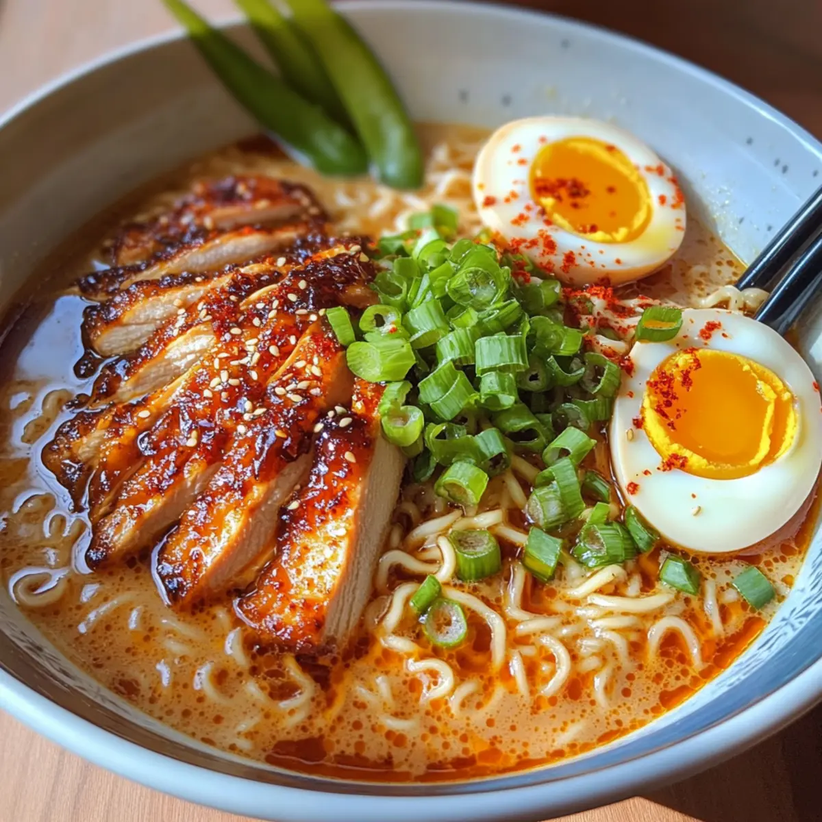 Creamy Spicy Chicken Ramen oin1oi