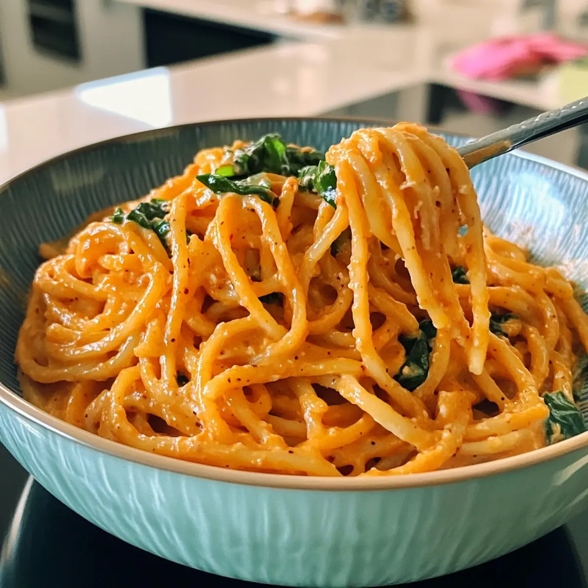 Einfache cremige Gochujang-Pasta
