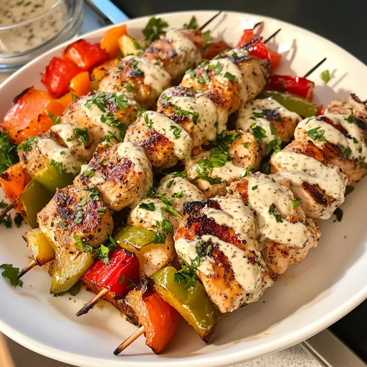 Lemon Tahini Sheet Pan Kebabs snttkt