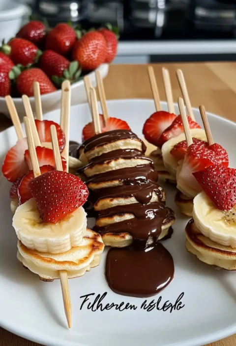 Erdbeerpancakes