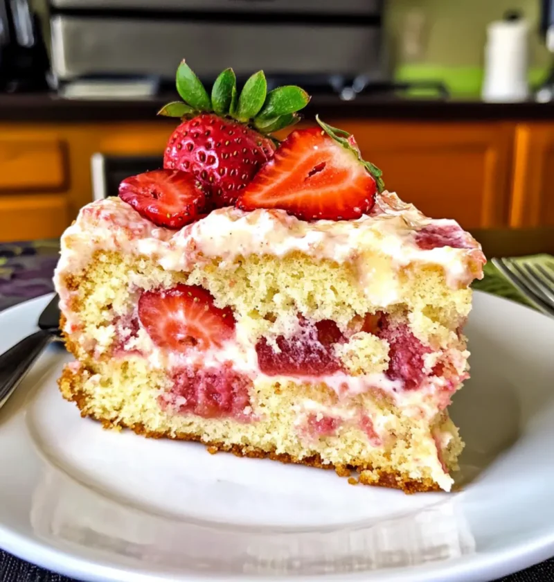 Erdbeer Rhabarber Kuchen