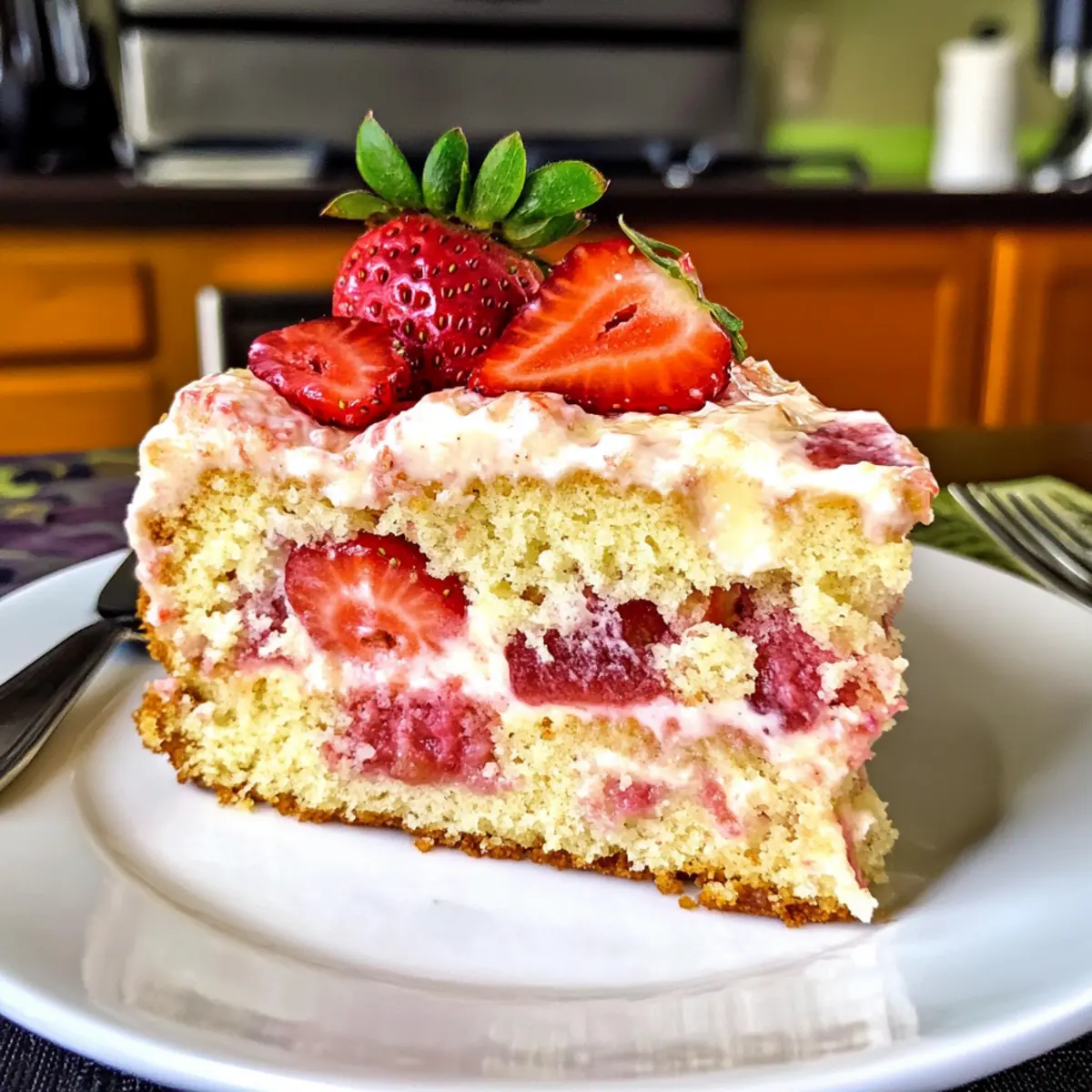 Erdbeer Rhabarber Kuchen