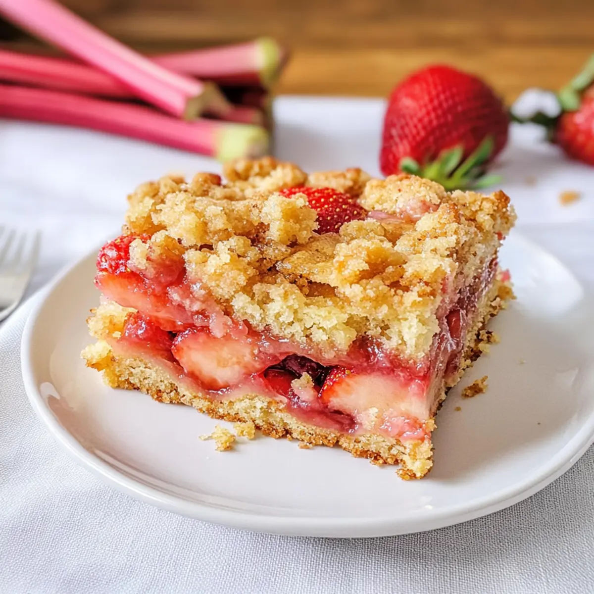 Erdbeer Rhabarber Kuchen wos4cw