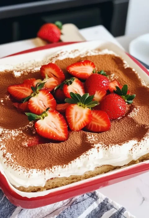 Erdbeer Tiramisu