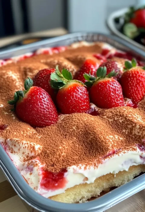 Erdbeer Tiramisu