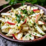 Leckerer Gurkensalat mit cremigem Joghurt-Dressing