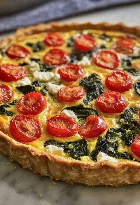 Mangold-Quiche