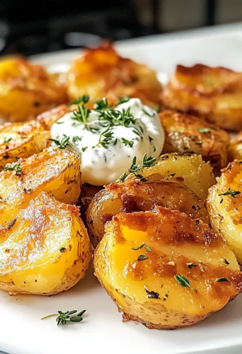 Ofenkartoffeln mit Kräuterquark