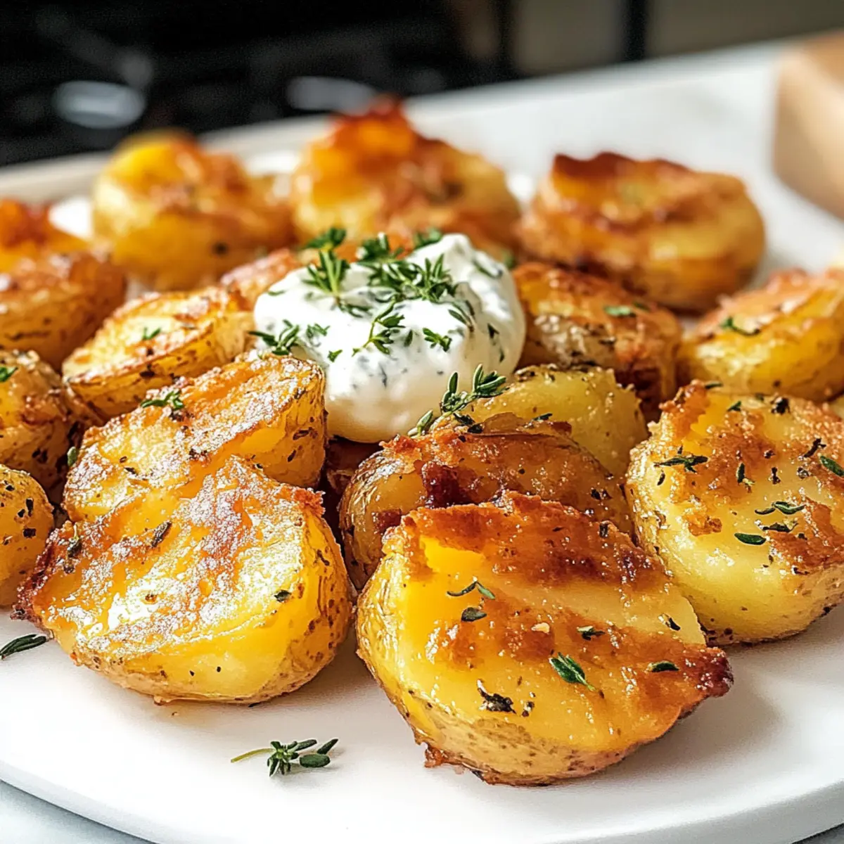 Ofenkartoffeln mit Kräuterquark