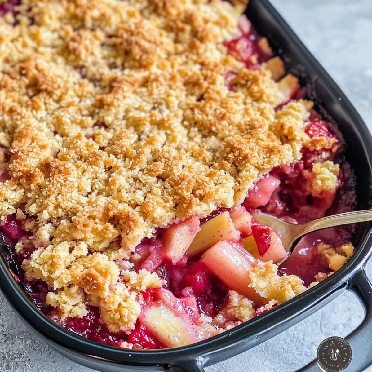 Rhabarber Crumble fl6wzo