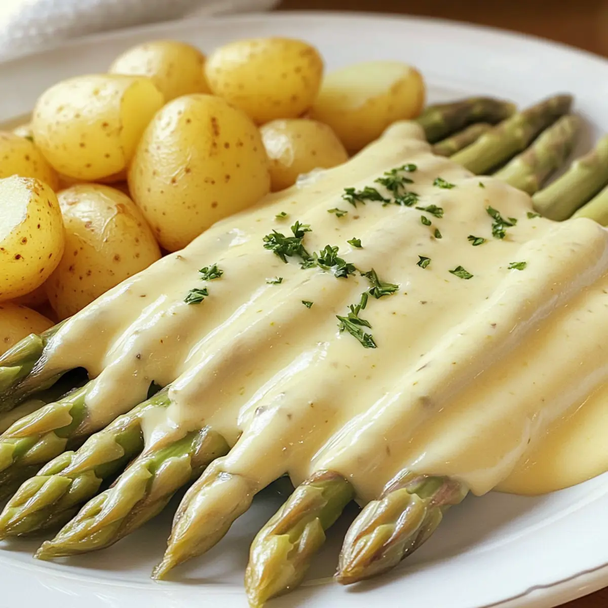 Spargel mit Sauce Hollandaise lsvudb