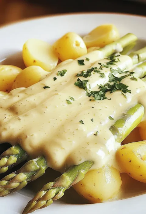 Spargel mit Sauce Hollandaise