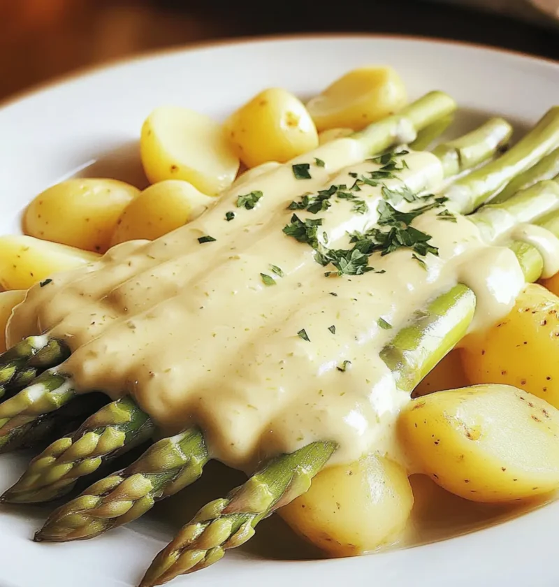 Spargel mit Sauce Hollandaise