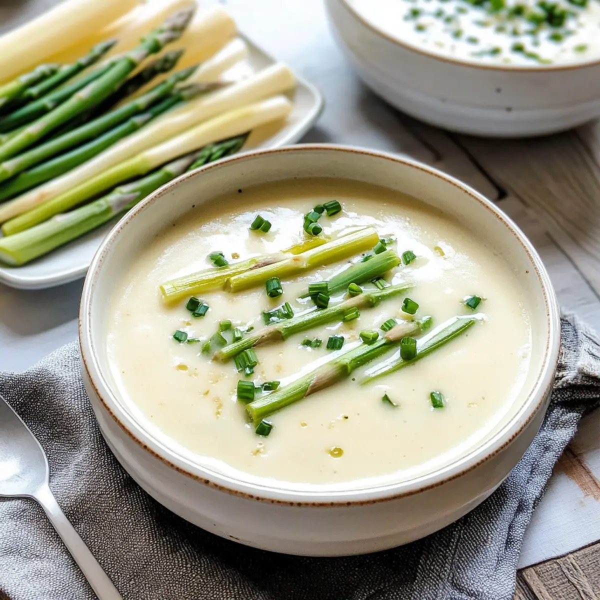 Spargelcremesuppe